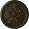 Ekena Millwork Washington Ceiling Medallion (Fits Canopies up to 2 7/8"), 17 1/8"OD x 1 1/2"P, Stone Hearth Crackle CM17WASHC - alternate 1